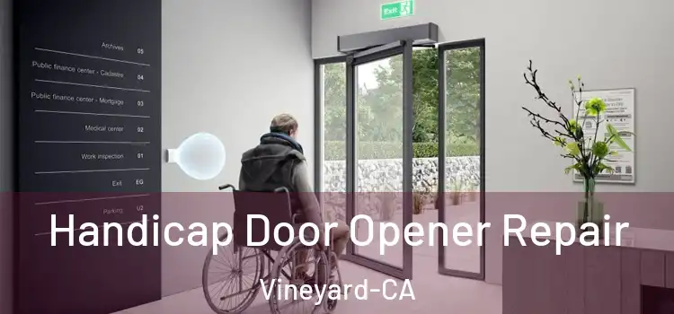  Handicap Door Opener Repair Vineyard-CA