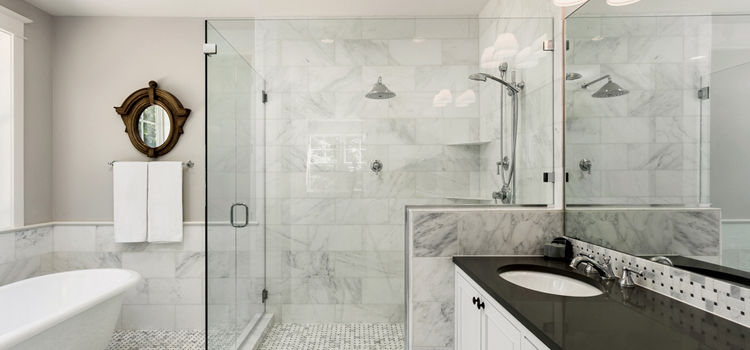 bathroom shower door installation in Vineyard